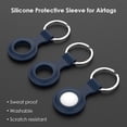 thumbnail image 1 of Funda de silicona para llavero para Apple Airtags Locator Tracker (azul), 1 of 6