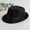 Black, variant on AAOMASSR Trilby Classic Mens Women Straw Fedora Hat Wide Brim Panama Hat Summer Dress Hat