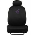 BDK Purple Butterfly Design Car Seat Covers, Full Set, 9 Piece