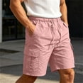 thumbnail image 6 of Zeliretfy Mens Shorts Cargo Shorts Classic Loose Casual Wear With Pockets And Denim Shorts Hip Hop Cropped Jeans Work Shorts with Cargo Pockets Authentics Classic Relaxed Fit Five Pocket Cargo Short, 6 of 8