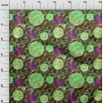thumbnail image 3 of oneOone Cotton Poplin Maroon Fabric Abstracts Sewing Material Print Fabric By The Yard 56 Inch Wide, 3 of 5