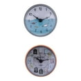 thumbnail image 1 of Abbracc Bathroom Clock Waterproof Kitchen Mini Bath Wall Clock Time Display Portable Orange3 Black5, 1 of 9
