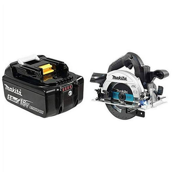Makita 196675-2 18V Li-Ion Battery BL1850B with DHS660ZB 18V LXT Brushless 6-1/2&quot; Circular Saw (Tool Only)