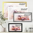 thumbnail image 4 of Designart 'Abstract Portrait of Pink Flamingo III' Farmhouse Framed Art Print, 4 of 4