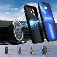 thumbnail image 6 of 360 Rotation Car GPS Phone Holder,Air Vent Clip Cellphone Bracket Fast Charging Stand For iPhone 17 16 15 14 13 12 Samsung S25 Xiaomi Mount, 6 of 8