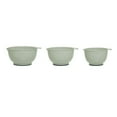 Kitchenaid BPAFree Plastic Set of 3 Mixing Bowls with Soft Foot in Pistachio