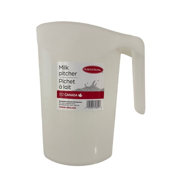 木下和美　Toge milk pitcher　M Mistral® 1.3l Milk Pitcher Clear White - Walmart.ca