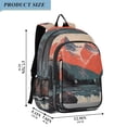 thumbnail image 2 of FORMRS Unisex School Backpack 17" Student Travel Bag with Laptop Compartment, Mountains at Dawn, 2 of 7