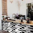 thumbnail image 4 of （Black White,24pcs），Kitchen and Bathroom Stickers，Decorative Adhesive Wall Sticker for Cement Tiles，Adhesive for Wall Tiles for Bathroom or Kitchen Sticker, 4 of 5