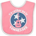 thumbnail image 3 of Inktastic I'd Rather Be in Tennessee Boys or Girls Baby Bib, 3 of 4