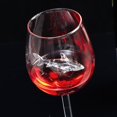 thumbnail image 4 of JFBUJC Verres à Vin Rouge avec Requin à l'Intérieur Gobelet Verre Verre Transparent pour Bar à la Maison Fête, 4 of 4