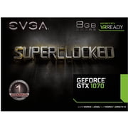 EVGA GeForce GTX 1070 SC Gaming ACX 3.0 Black Edition Graphic Cards (08G-P4-5173-KR)