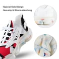 thumbnail image 7 of Red Grey Black Geometric Art Modern Abstract Walking Shoes for Men Woman Lightweight Tennis Fashion Elastic Sports Shoes Cushion Basketball Shoes, 7 of 7