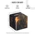 thumbnail image 4 of KLL Sunset Meditating Doberman Print Tissue Box Cover,Leather Tissue Holder Square Facial Tissue Case Facial Paper Organizer Dispenser for Bathroom, Vanity Countertop, 4 of 7