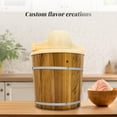 thumbnail image 2 of Elite Cuisine EIM495 4Qt. Old Fashioned Pine Bucket Electric Ice Cream Maker, 2 of 4