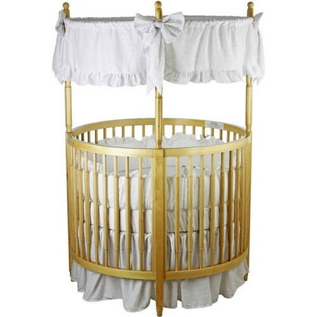 Dream On Me Sophia Posh Circular Crib Natural Walmart Com