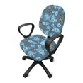 thumbnail image 5 of Chririnla Office Chair Cover Sea Turtle Hibiscus Pattern with Stretchable Easy to Remove Computer Desk Chair Seat Covers for Gaming Chairs, 2 Piece Sets Computer Office Chair Cover, 5 of 8