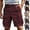 22# Wine, variant on Cargo Shorts for Men Stretch Walking Hiker Shorts with Comfy Waistband Summer Casual Multiple Pockets Shorts Khaki 3XL