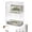 Large, variant on Floating Bill Savings Challenge Box, Clear Acrylic Money Bank with Blowing Bill Effect & Goal Tracker