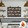 thumbnail image 4 of Renewold Stove Cover for Glass Stove Top Scratch Resistant Stove Top Cover Heat Resistant Mat Foldable Cooktop Cover Extra Kitchen Space, 29 x 21 Inch, Rooster Flower Violet, 4 of 7