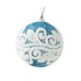 thumbnail image 2 of TUITOONM 3.15" Luxury Lace Christmas Balls Shatterproof Christmas Tree Decorative Pendant Props Festival Home Party Supplies Winter Decoration, 2 of 4