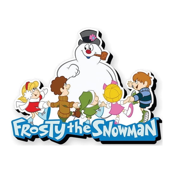 Frosty the Snowman with Kids Funky Chunky Magnet