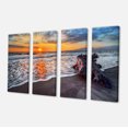 thumbnail image 2 of Fantastic Sandy Shore at Sunset - Seashore Canvas Art Print, 2 of 3