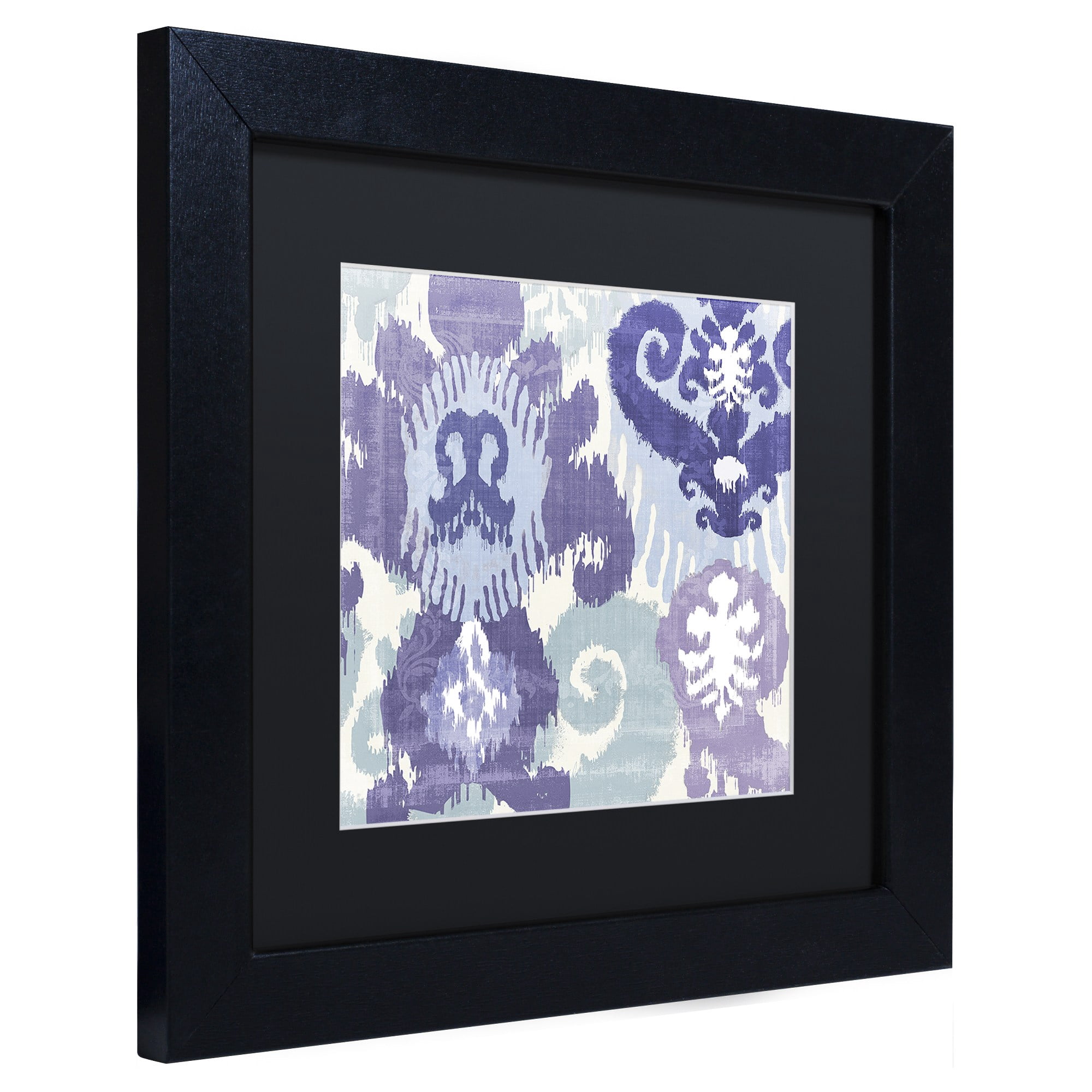Trademark Fine Art "Blue Curry I" Canvas Art by Color Bakery, Black Matte, Black Frame