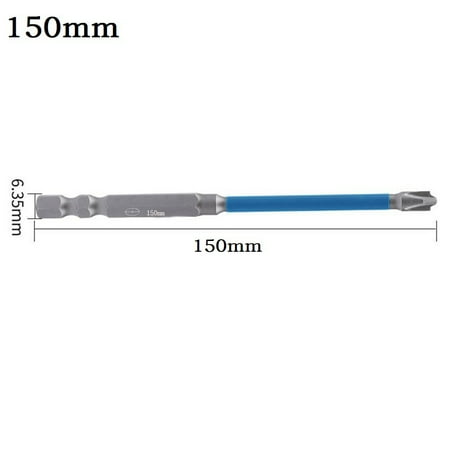 

65/110/150mm Magnetic Special Slotted Cross Screwdriver Bit for Electrician FPH2