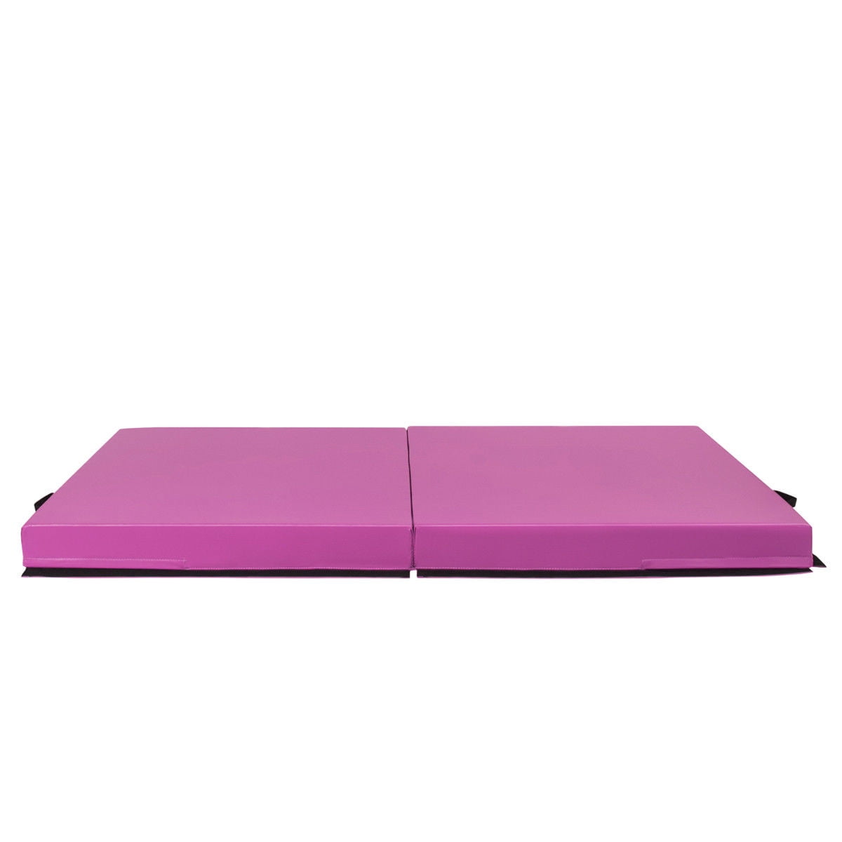 6'x3.2'x4" Gymnastic Mat Thick Two Folding Panel Fitness Exercise Pink