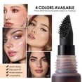 thumbnail image 4 of Clubday peel-off eyebrow gel, waterproof and sweat-resistant long-lasting eyebrow dye, built-in applicator brush, 4 natural shades, easily peel off eyebrow makeup, 4 of 9
