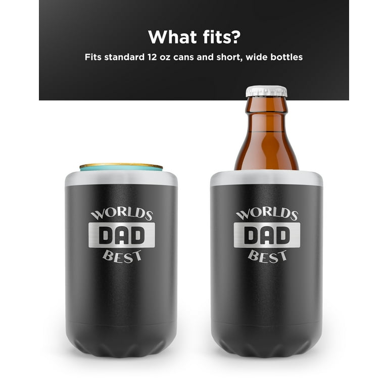  Gifts for dad from daughter, Son, Kids, 4 IN 1 12oz Can Cooler  Insulated with Beer Opener, Dad Gifts, Birthday Gifts For Dad: Home &  Kitchen