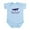 Sky Blue, variant on CafePress - I Double Dog Dare You, Dachshund Infant Creeper - Baby Light Bodysuit, Size Newborn - 24 Months