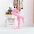 thumbnail image 3 of Costyle Women's Knit Thigh High Boot Socks Extra Long Winter Stockings Leg Warmers, Pink, 3 of 3