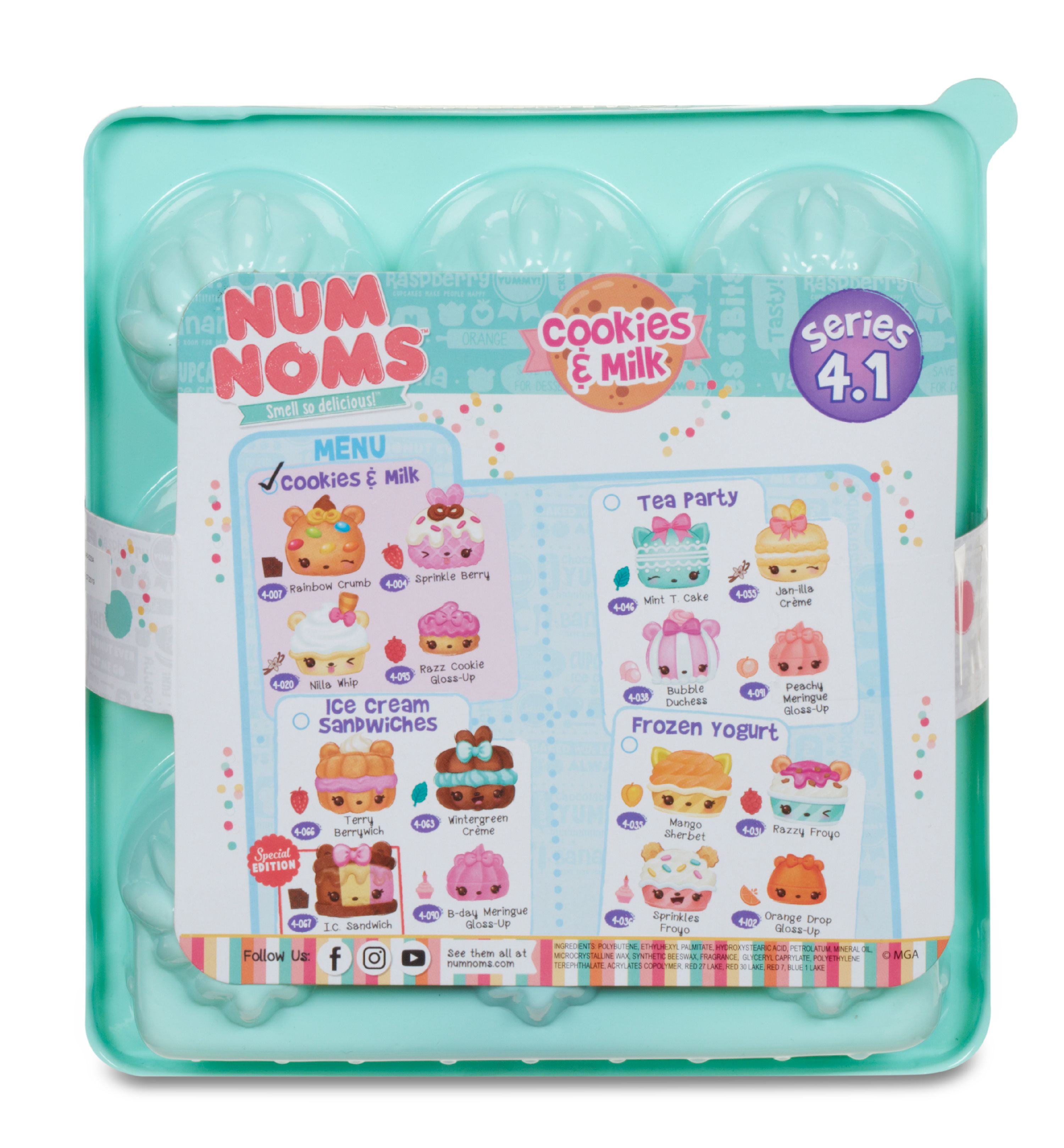 Num Noms Series 3.1 Rainbow Candies Starter 4-Pack MGA