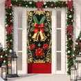 thumbnail image 4 of Dmlowu Christmas Door Cover - 2025 Merry Christmas Front Door Decorations, 35x73 inch Exquisite Christmas Door Covers Present for Holiday Party Christmas Decorations Indoor & Outdoor, 4 of 7