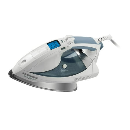 BLACK+DECKER Professional Digital Steam Iron, Advanced Clothing Iron D6000