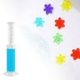 thumbnail image 5 of 3Pcs Toilet Flower Toilet Gel Toilet And Aromatic Cleaner Toilet Gel Random Color Blue 9.8cm, 5 of 9