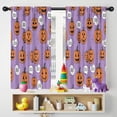 thumbnail image 5 of Blackout Kids Curtains,Purple Halloween Pumpkins with Boo Childrens Insulated Curtains Set Of 2,Bedroom Essentials,Toddler Room Decor 42"x54", 5 of 5