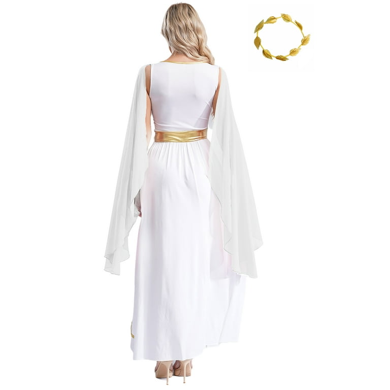 YiZYiF Womens Greek Goddness Costume Ancient Greece Queen Gold Trim Toga Dress for Halloween Cosplay White-A S - Walmart.com YiZYiF Womens Greek Goddness Costume Ancient Greece Queen Gold Trim Toga Dress for Halloween Cosplay White-A S - Walmart.com