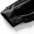 thumbnail image 4 of Xcmzpl Men's Fleece Lined Winter Sweatpant Sherpa Thermal Hiking Athletic Joggers Elastic Drawstring Waist Solid Cinch Bottom Pants with Pockets, 4 of 7
