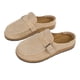 thumbnail image 1 of Moda de talla grande para mujer, zapatillas deslizantes, chanclas, hebilla de cinturón, zapatos planos de nobuk Wmkox8yii hj789, 1 of 4