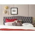 thumbnail image 2 of Elle Decor Celeste Queen Size Headboard Gray Weave, 2 of 7