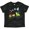 thumbnail image 3 of Inktastic Fourth Birthday Party Train Boys or Girls Toddler T-Shirt, 3 of 5