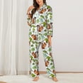 thumbnail image 2 of Sikiie Mosaic Forest Squirrel Pajamas for Women Set, Womens Pajama Sets, Lounge Sets for Women, 2pjs for Women-X-Large, 2 of 7