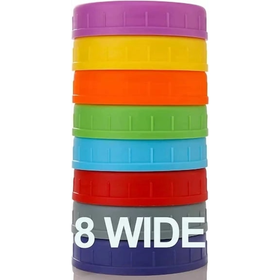 Wide Mouth Mason Jar Lids Kerr Ball Plastic Storage Caps Mason Canning Jars Usa