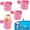 Pink, variant on Poolside Cup Holders for Above Ground Pools Plastic Swimming Pool Drink Holder for Pool Side No Spills Pool Cup Holders for Drinks Fit for 2”Or Thinner Round Bar Top Rails
