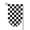 Fillet, variant on Checkerboard Double Sided Garden Flag for Indoor Outdoor Decorations 12.5 * 18 Inches Square