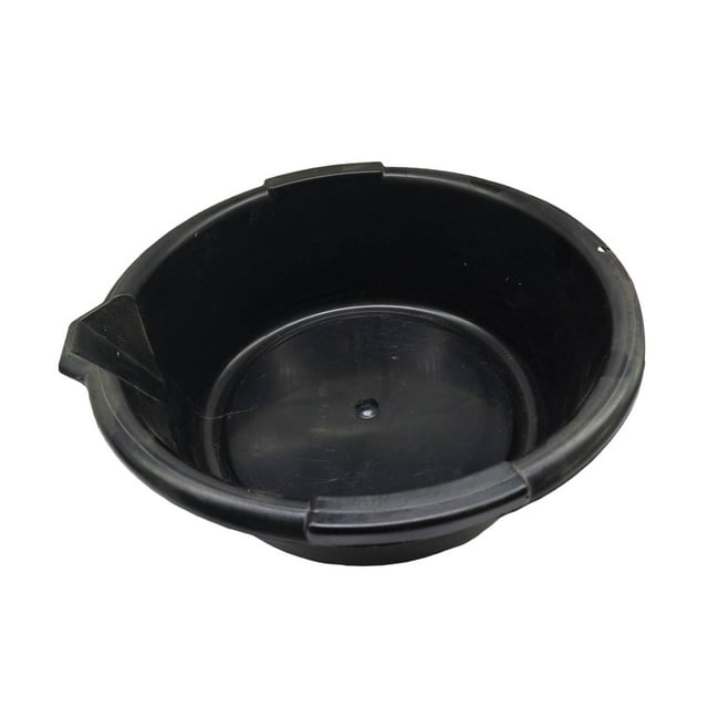 Colaxi Oil Change Drain Pan Engine Oil Drip Pan 6.5L Leakproof Garage Tool for Cars/Motorcycles Easy to Clean Automotive Repair Tool