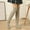 Grey, variant on Tittly Thigh High Stockings Socks for Women Women Casual Wool Pile Socks Soild Color Over Knee Woolen Stockings Slouch Socks Cute Socks A One Size
